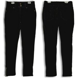 EVERMORE Ankle Zip Black Denim Skinny Leg Jeans Sz 4